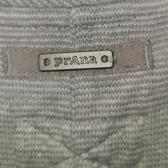 PrAna Gray Stripe Hemp Blend Tank Dress Size Small - Picture 6 of 7